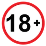 Adults only 18+ badge on the TuffPuff casino official site
