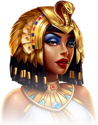 Egyptian queen art from TuffPuff casino UK slots