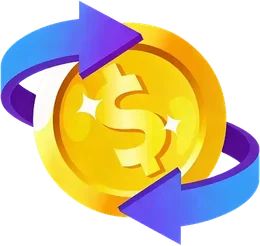 Cashback coin icon for TuffPuff casino UK