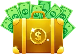 Briefcase of cash for the TuffPuff casino UK Hustle bonus